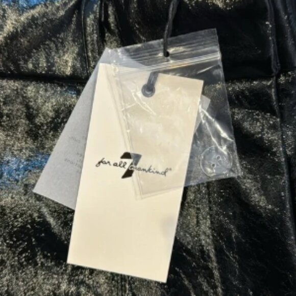 7 for All Mankind NWT Black Patent Faux Leather Pants - Picture 5 of 8